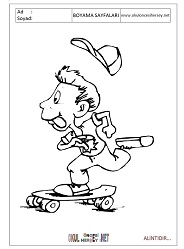 Kaykay boyama sayfaları